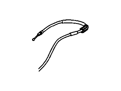 GM 20866972 Cable Assembly, Parking Brake Rear