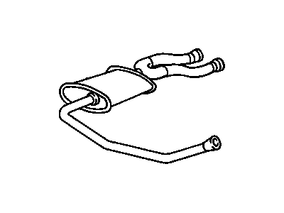 Oldsmobile Achieva Muffler - 22573180