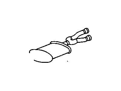 Oldsmobile Achieva Muffler - 22583046