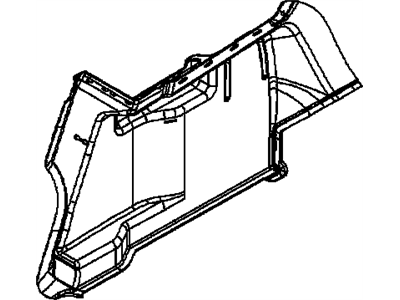 GM 13255725 Panel,Quarter Inner Trim Finish