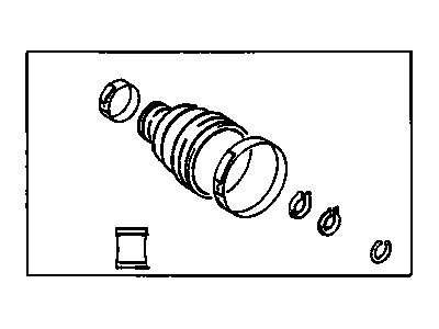 GM 26013238 Boot Kit,Front Wheel Door Shaft Tri, Pot Joint