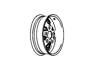 GM 14077046 Wheel Rim Assembly