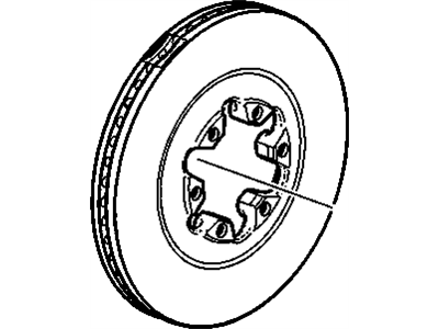 GM 25832146 Front Brake Rotor Assembly