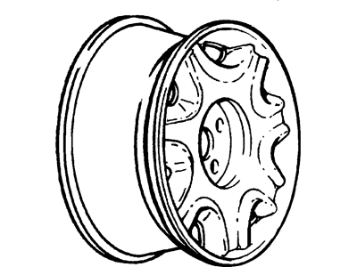 1995 Cadillac Deville Spare Wheel - 9593097