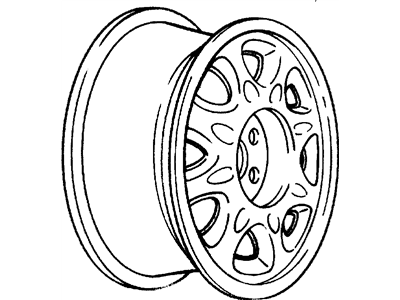 1997 Cadillac Eldorado Spare Wheel - 9592496