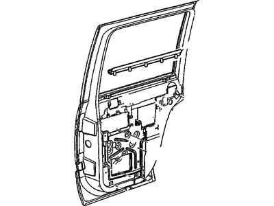 1992 Chevrolet C3500 Weather Strip - 15991899