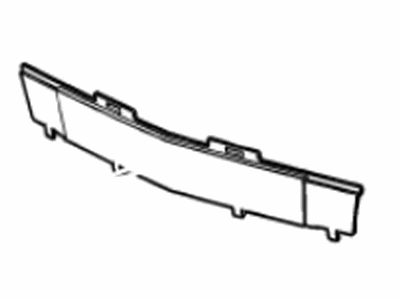 84839487 - Genuine GM Filler, Front Grl *Black