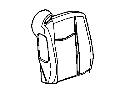 GM 88994455 Cover Asm,Passenger Seat Back Cushion