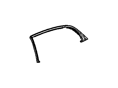 GM 20803291 Molding,Rear Side Door Window Upper Reveal