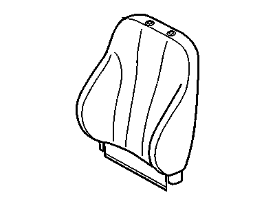 GM 88993772 Cover Asm,Driver Seat Back Cushion *Graphite
