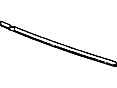 GM 10191532 Stripe - Body Side *Silver/Red