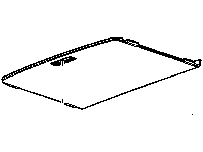 GM 15945901 Sunshade Assembly, Sun Roof *Light Opel Gray