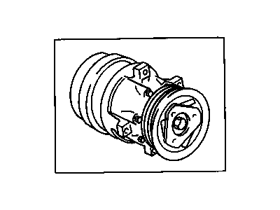 GM 89018860 Air Conditioner Compressor Assembly