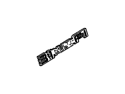 1992 Chevrolet Cavalier Emblem - 22572189