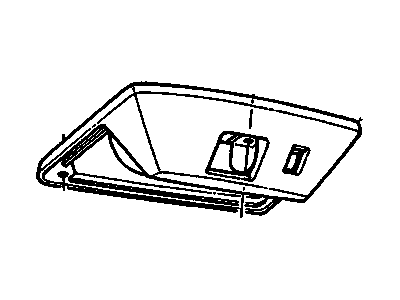 GM 1674097 Housing Assembly, Dome & Reading Lamp