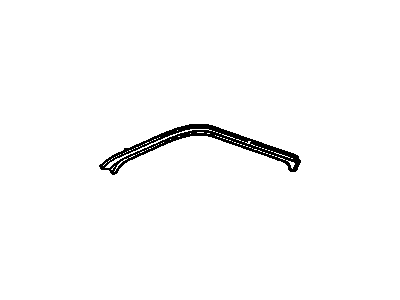 20728394 GM Retainer, Roof Side Rail Auxiliary Weatherstrip *Black Illustration 1 of 1