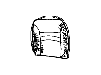 88992882 GM Cover Asm,Driver Seat Back Cushion *Medium Neutral *Neutral Illustration 1 of 1