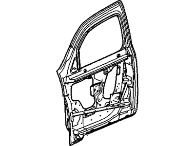 GM 20915590 Door Assembly, Front Side