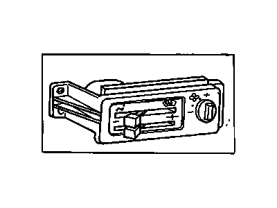 GM 16180495 Heater & Air Conditioner Control Assembly (Control Out)