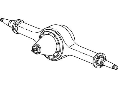 GM 12375141 Axle Asm,Rear (5.57 Ratio)