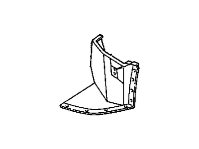 GM 14104002 Panel, Front Wheelhouse Lower Front R.H.