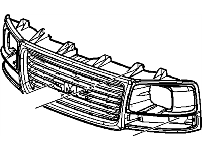 GM 22881262 Grille Assembly, Radiator