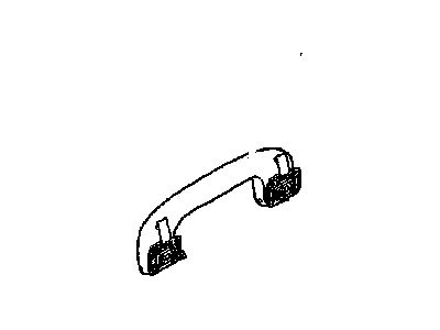 GM 13182192 Handle,Roof Rail Front Asst