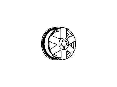 2007 Saturn Ion Spare Wheel - 9596599