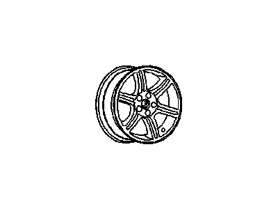 2005 Saturn Ion Spare Wheel - 9596600