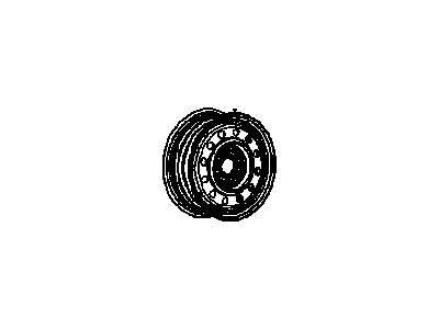 GM 9593548 Wheel Rim Assembly,14X5.5