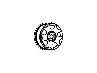 2004 Saturn Ion Spare Wheel - 9593543