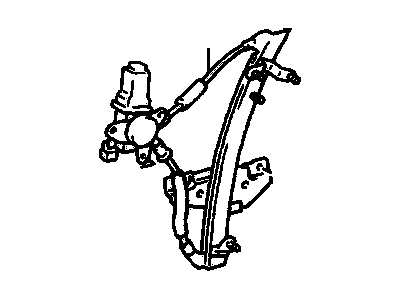 GM 94855683 Front Side Door Window Regulator