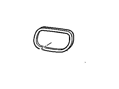 GM 88891651 Mirror,Outside Rear View (Reflector Glass Only), Left