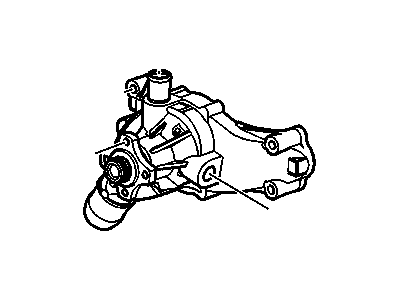 2002 Chevrolet C3500 Water Pump - 12685964