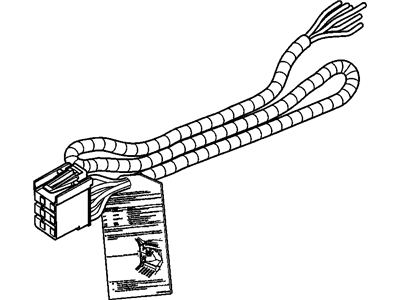 GM 15366255 Harness Assembly, Electronic Brake Control Wiring Harness Extension