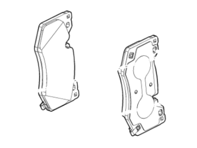 2022 Chevrolet Corvette Brake Pad - 85529064