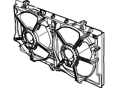 Pontiac G8 Fan Shroud - 92191943