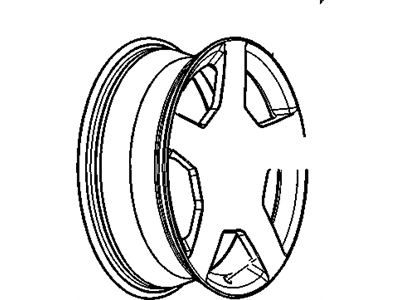 Chevrolet Cobalt Spare Wheel - 9595919