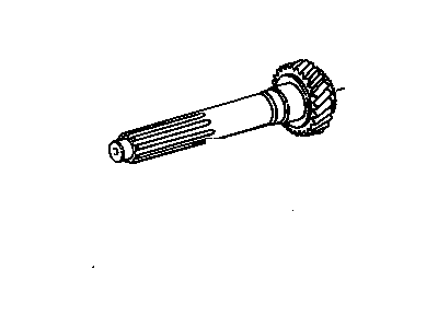 GM 15578519 Shaft - Input