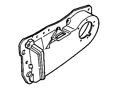 GM 89019294 Barrier,A/C Mod (W/Insulation)