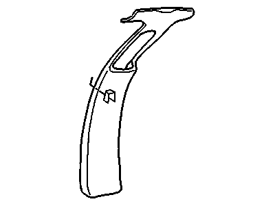 25641513 GM Panel Assembly, Center Pillar Trim *Blue Illustration 1 of 1