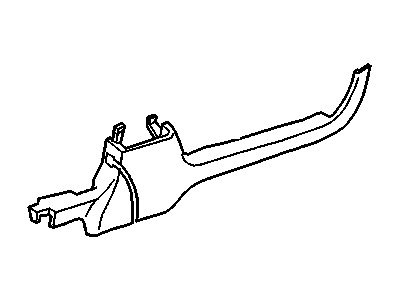 3548570 GM Retainer Assembly, Rear Side Door Opening Floor Carpet *Neutral Illustration 1 of 1