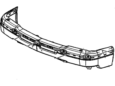 GM 89045660 Bar Asm,Front Bumper Imp