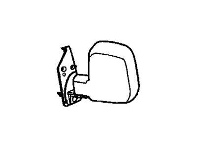 2005 Chevrolet Express Side View Mirrors - 15937996