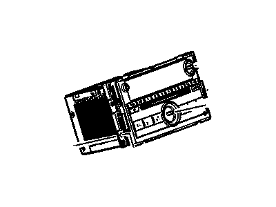 GM 15878891 Radio Assembly, Amplitude Modulation/Frequency Modulation Stereo & Clock & Audio Disc