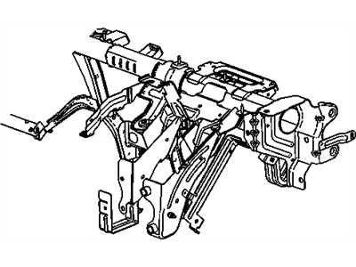 GM 22845811 Carrier Assembly, Instrument Panel