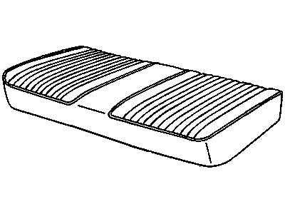 GM 12369133 COVER, Rear Seat Cushion