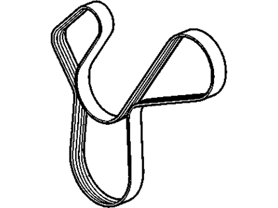 2013 Chevrolet Corvette Drive Belt - 12637321