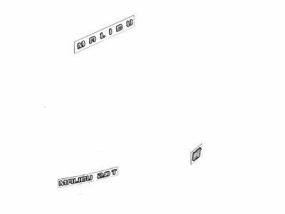 Chevrolet Malibu Emblem - 84023560