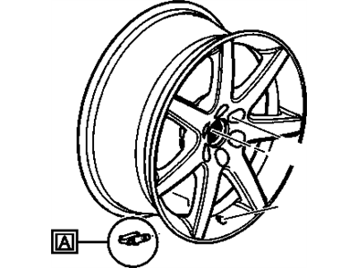 2008 Cadillac STS Spare Wheel - 9597143